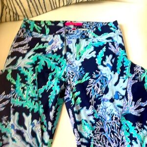 Lilly Pulitzer Kelly Skinny Ankle Pants. Deep Indigo, Size 4.